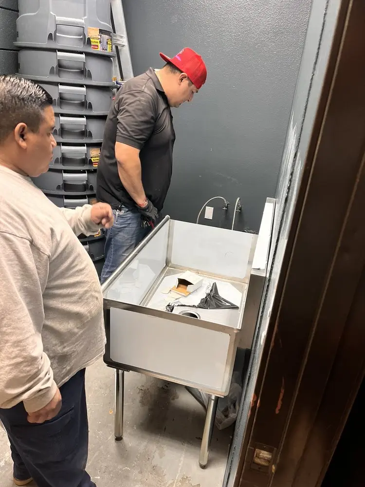 Commercial plumbing and sink installation in Goose Hollow